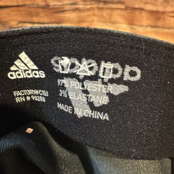 Adidas AEROREADY A-Flex Gray Baseball Cap Hat Stretch Fit Golf Athletic S/M - Picture 8 of 9